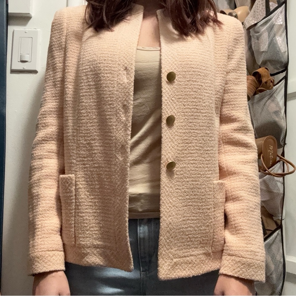 Chanel Pink Tweed Blazer Jacket - Spring/Summer 1998P - Picture 2 of 12
